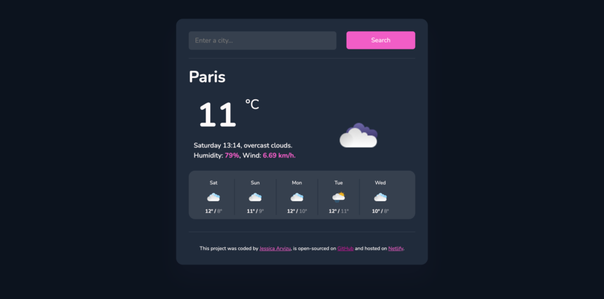 Weather App Screenshot